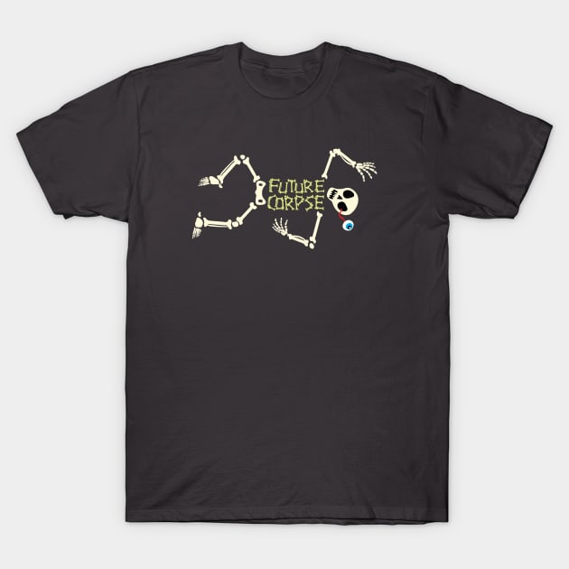 Future Corpse Skeleton T-Shirt by JIMBOT
